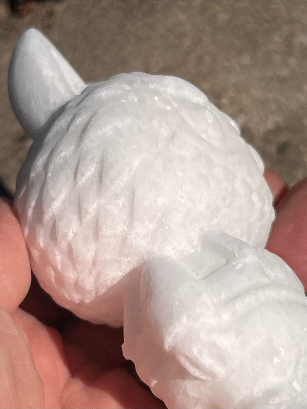 White (1) Jade Labubu carving | Crystal - Picture 15 of 16